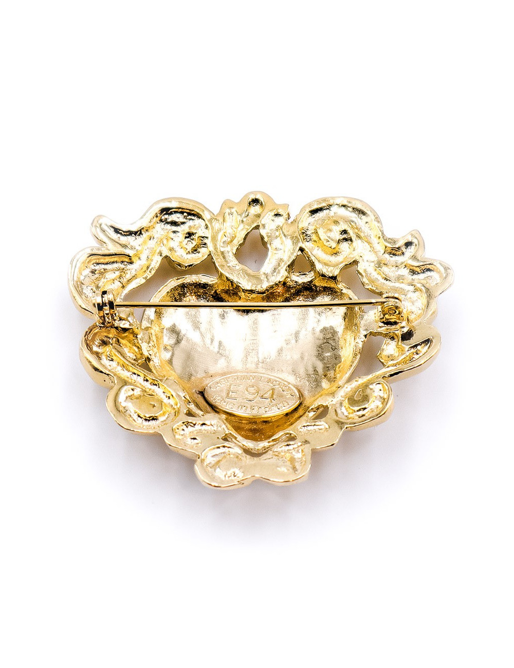 Broche coeur CHRISTIAN LACROIX Vintage