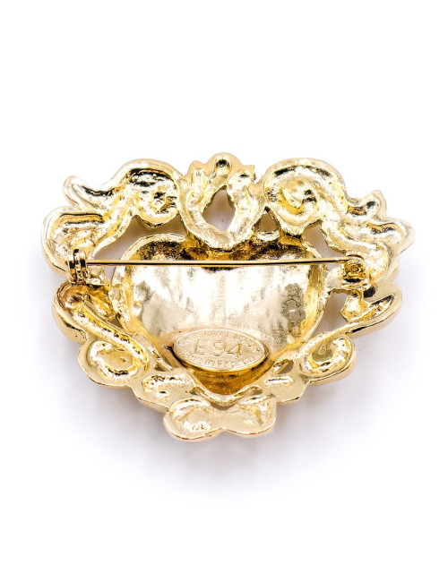 Broche coeur CHRISTIAN LACROIX Vintage