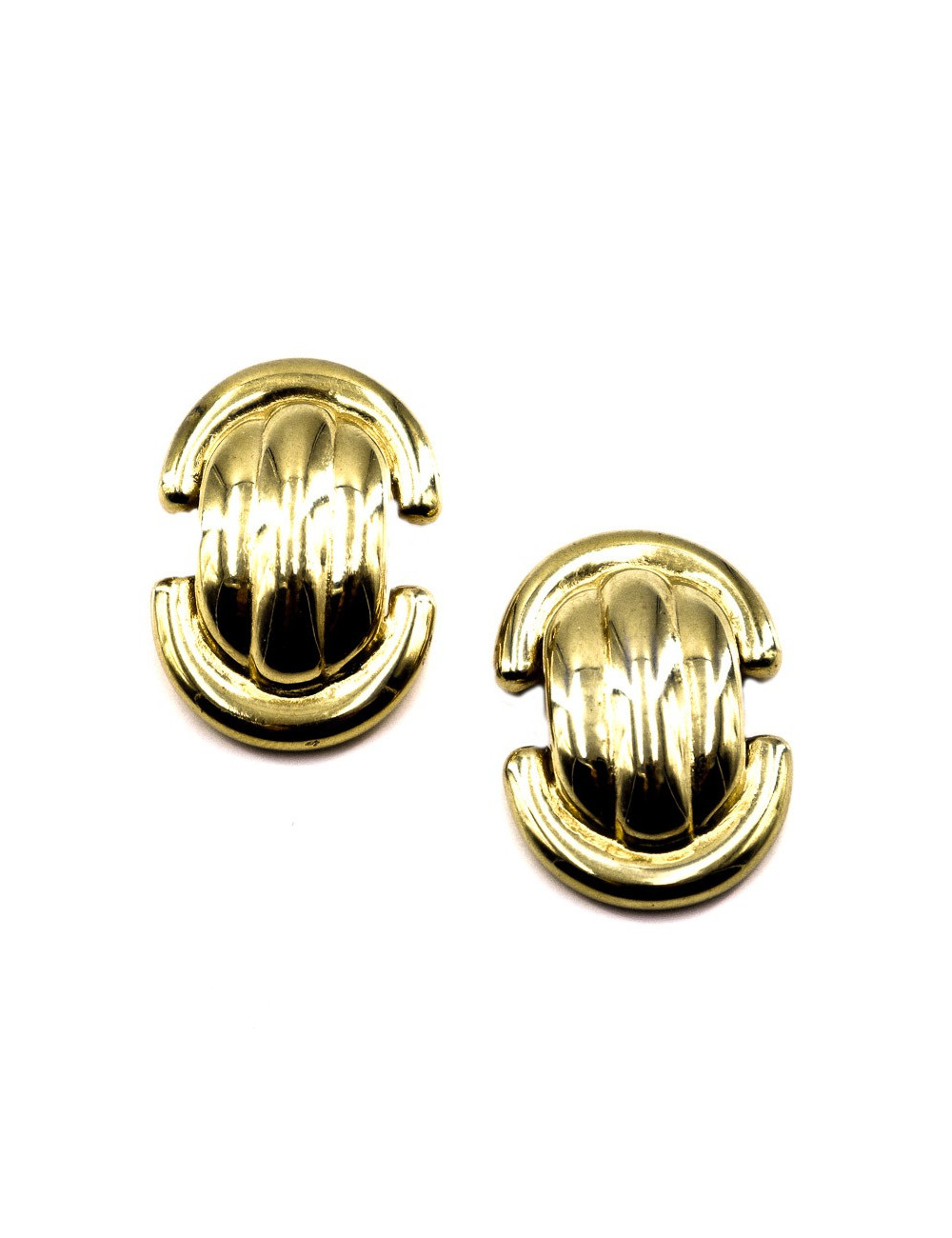 Boucles d'oreille clous YSL SAINT LAURENT Vintage