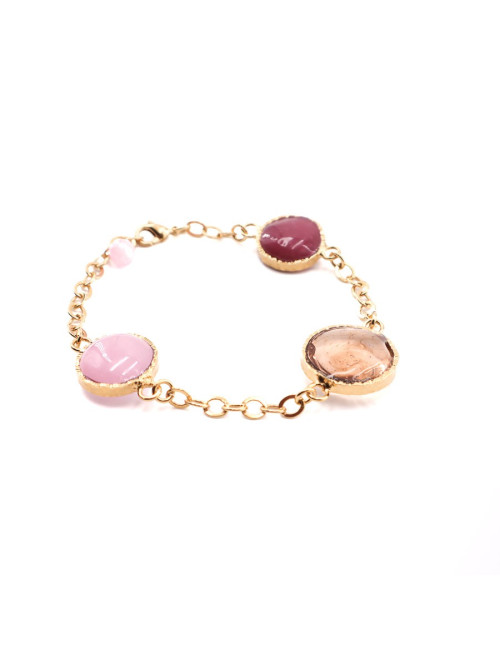 Bracelet MARGUERITE DE VALOIS pâte de verre