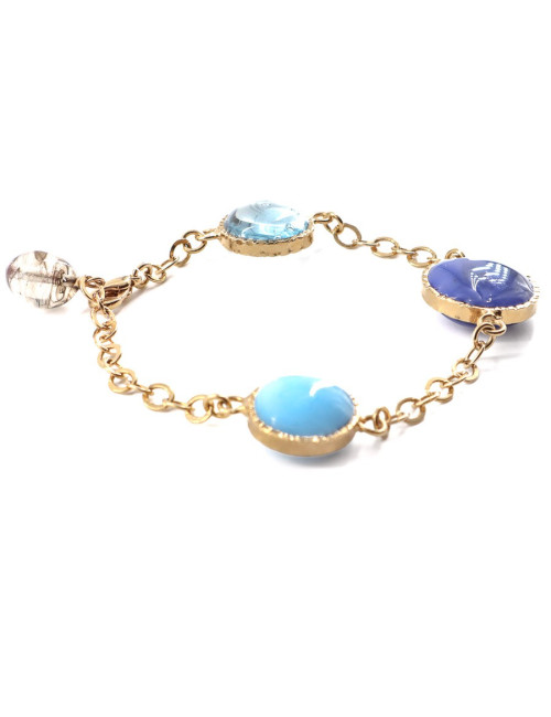 Bracelet MARGUERITE DE VALOIS pâte de verre