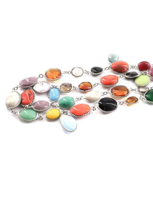 MARGUERITE DE VALOIS Waterfalls molten glass necklace