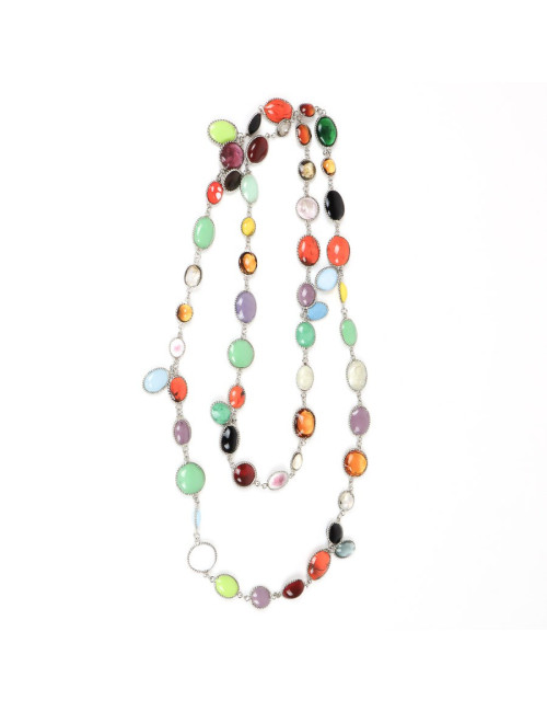 MARGUERITE DE VALOIS Waterfalls molten glass necklace