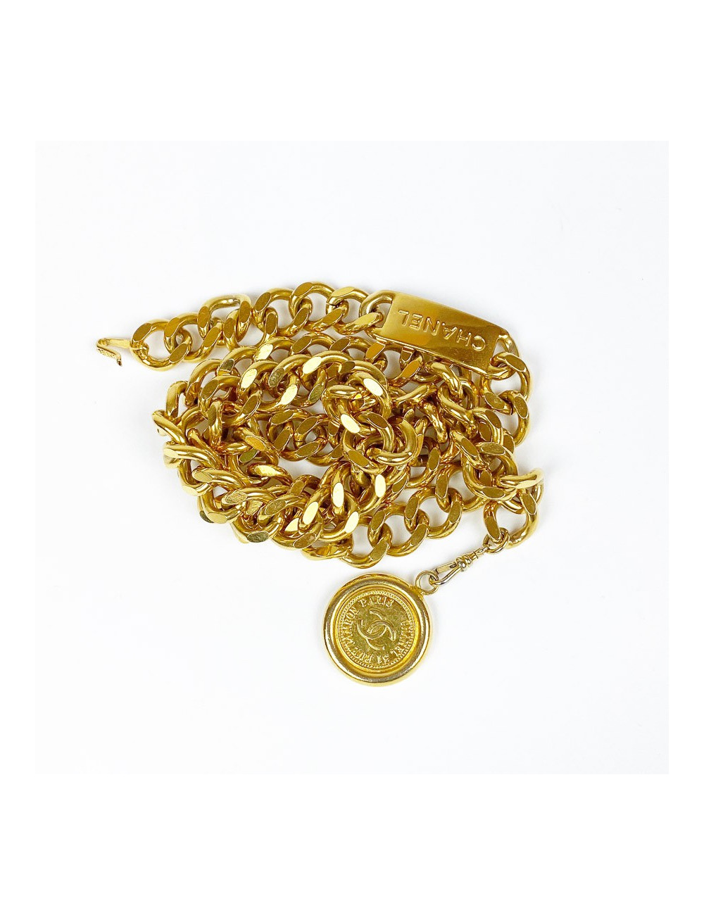 Ceinture CHANEL dorée vintage