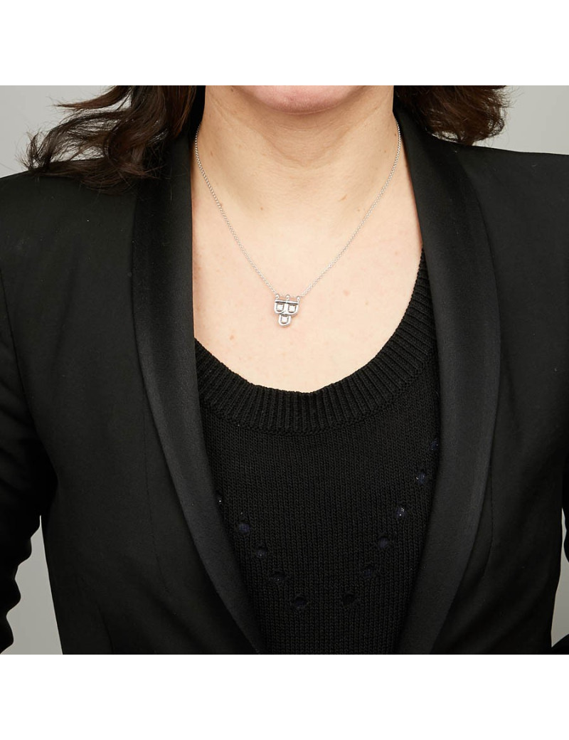 2.55 CHANEL sac cuir froissé noir