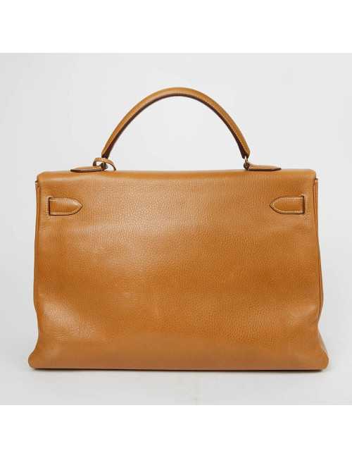 HERMES Kelly 40 cuir Courchevel gold