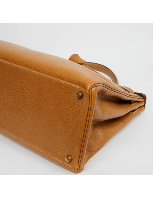 HERMES Kelly 40 cuir Courchevel gold