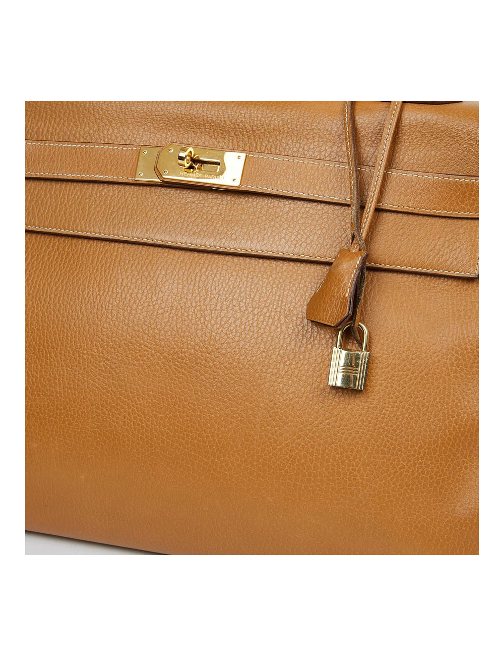 HERMES Kelly 40 cuir Courchevel gold