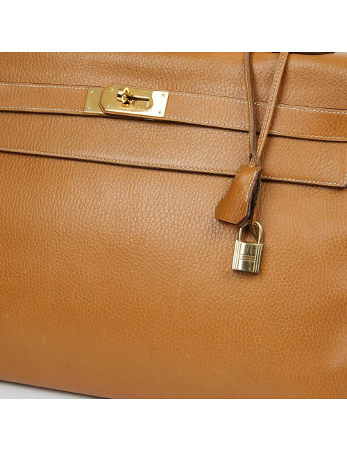 HERMES Kelly 40 cuir Courchevel gold