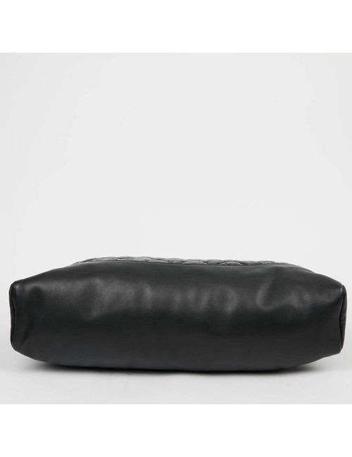Grand cabas CHANEL 31 cuir froissé noir