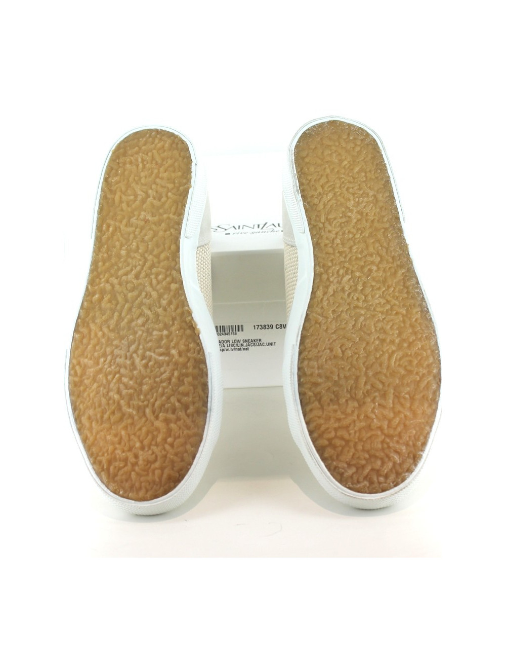 Baskets YVES SAINT LAURENT en toile beige T 36