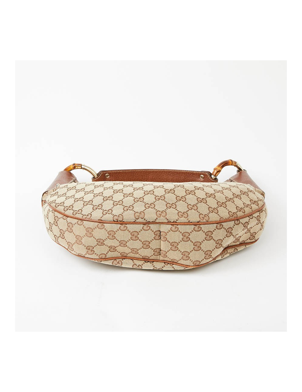 Sac GUCCI Bambou toile monogramme GG