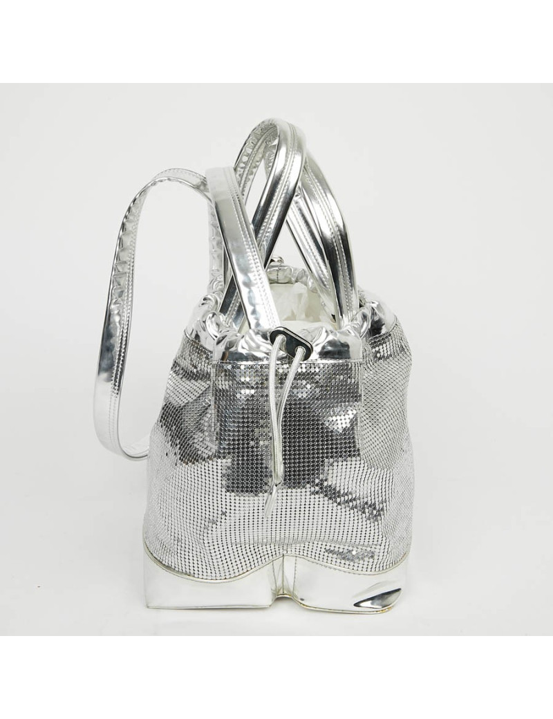 Sac PACO RABANNE cotte de maille argent