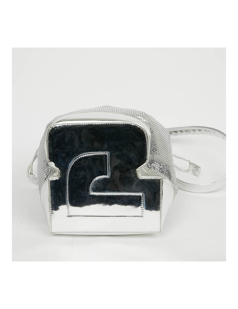 Sac PACO RABANNE cotte de maille argent