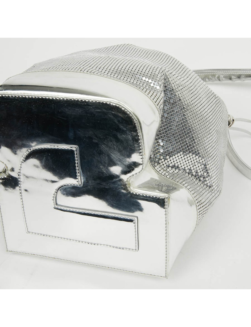 Sac PACO RABANNE cotte de maille argent