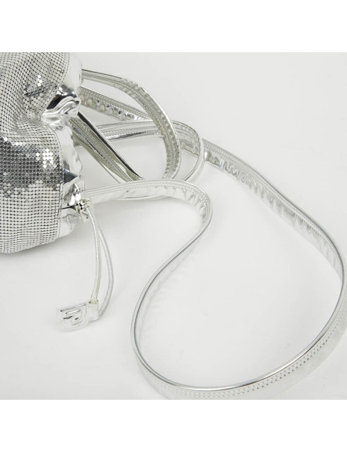 Sac PACO RABANNE cotte de maille argent