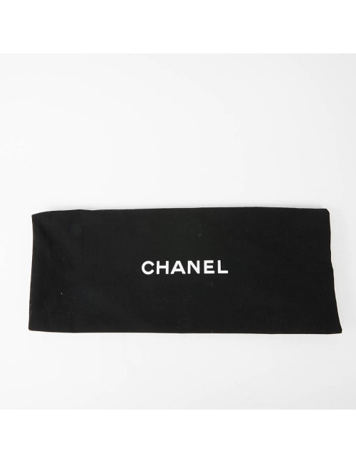 Sacoche CHANEL cuir caviar souple noir