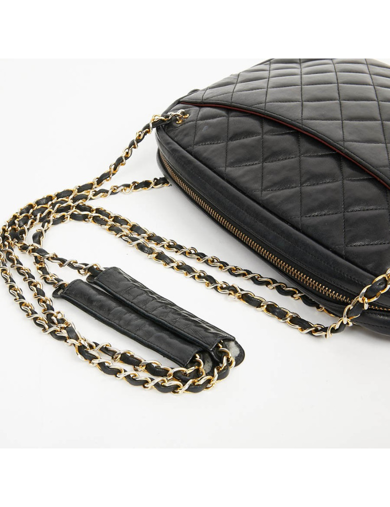 Sac Camera vintage CHANEL cuir matelassé