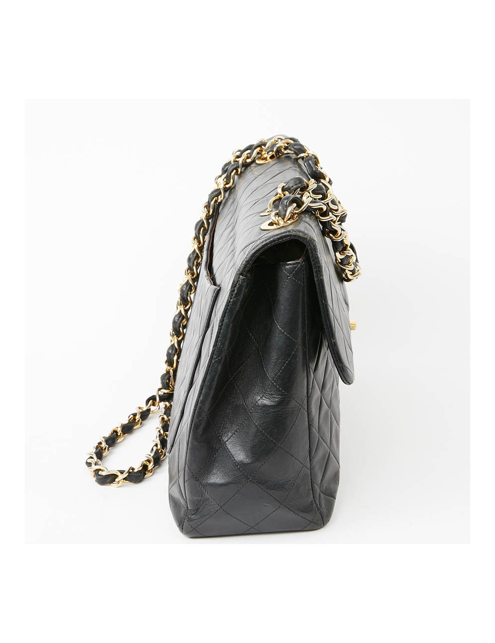 Sac vintage Jumbo CHANEL noir