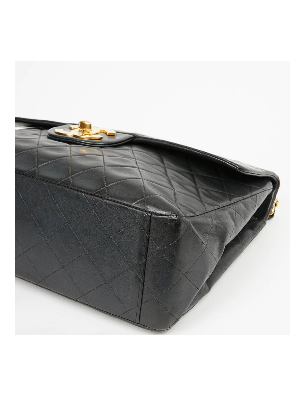 Sac vintage Jumbo CHANEL noir